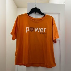 OrangeTheory crop tee